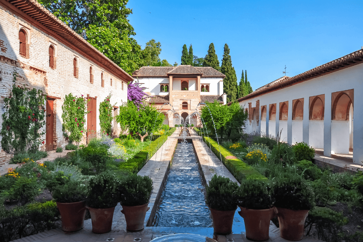 Generalife – palacio de verano de los emires de Granada